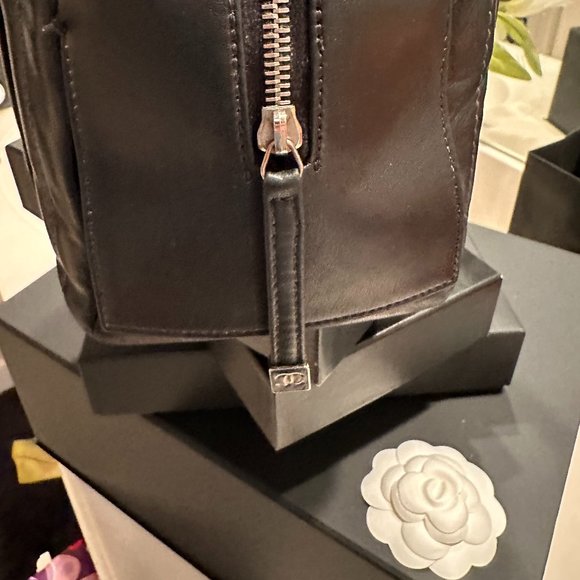 CHANEL Mademoiselle Bowler Bag Black VINTAGE RARE - Picture 8 of 14